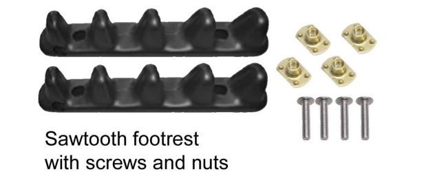 Prijon Sawtooth Footrest with Screws and Nuts – 10000030