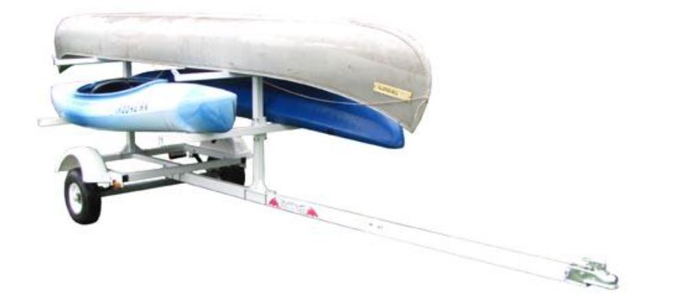 Three Place Canoe or Kayak Trailer – UKCT3