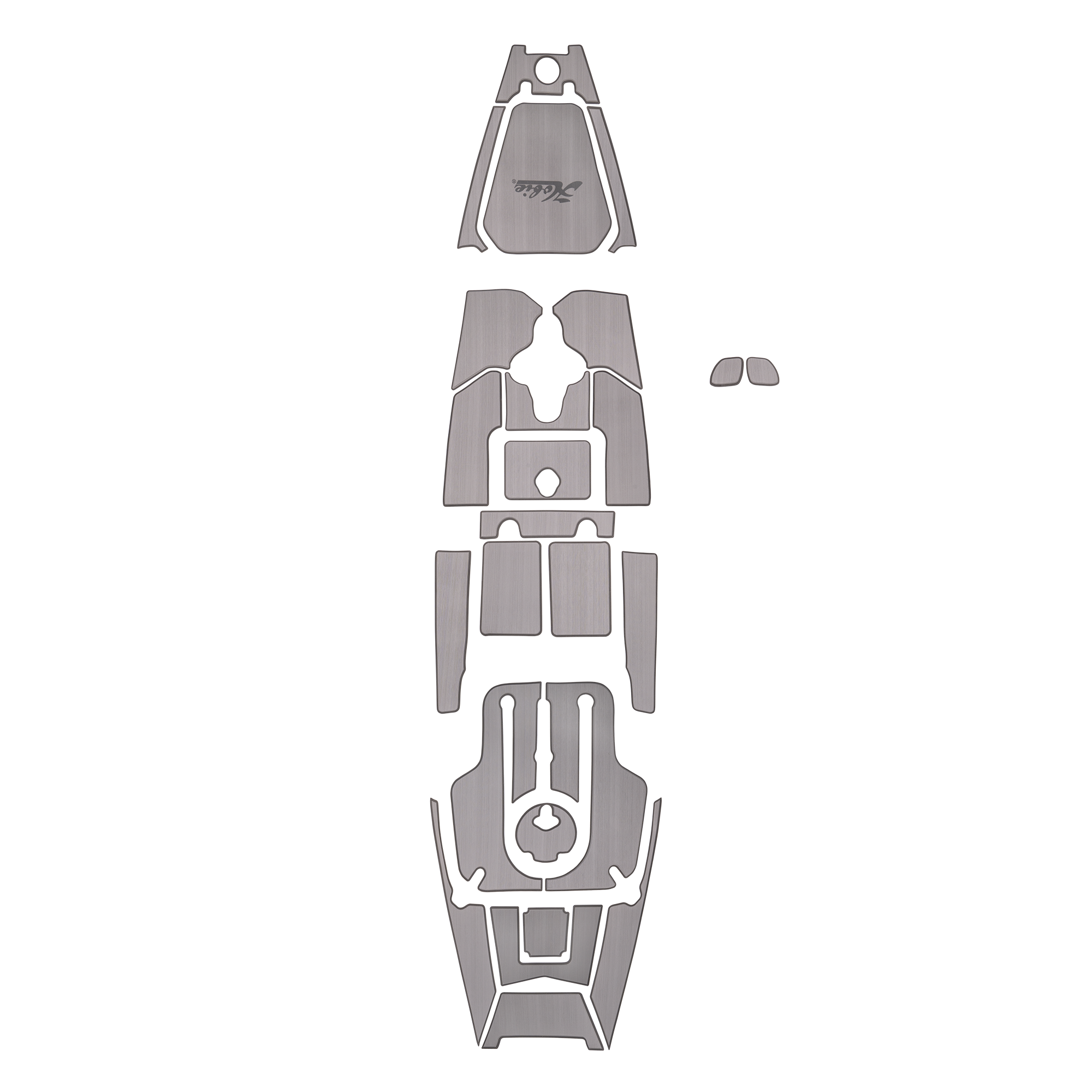 Hobie Mat Kit, PA 12 – Grey/Charcoal – #72020255