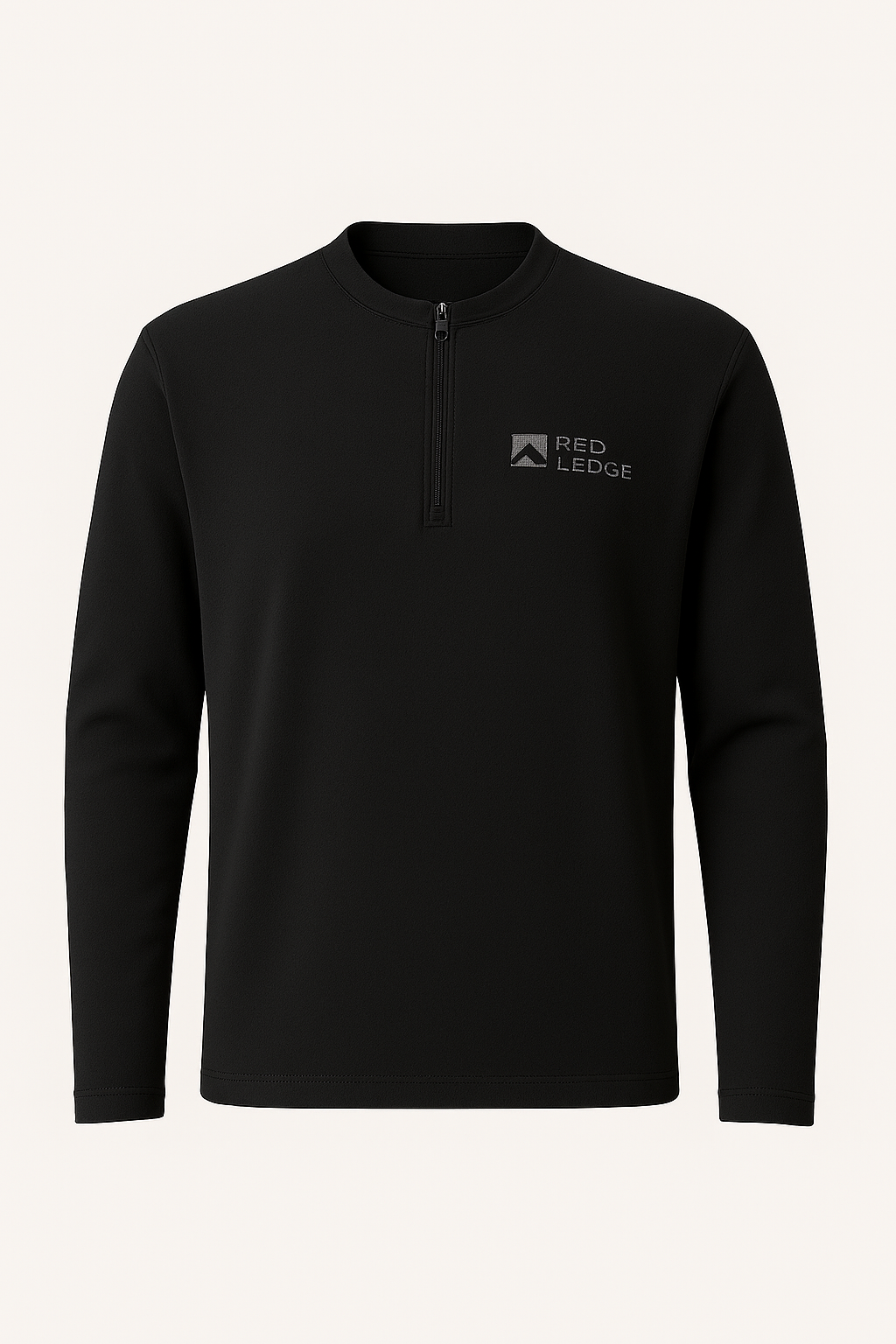 Red Ledge Men’s Reversitech Zip Tee Pullover – Black – XL – 50445