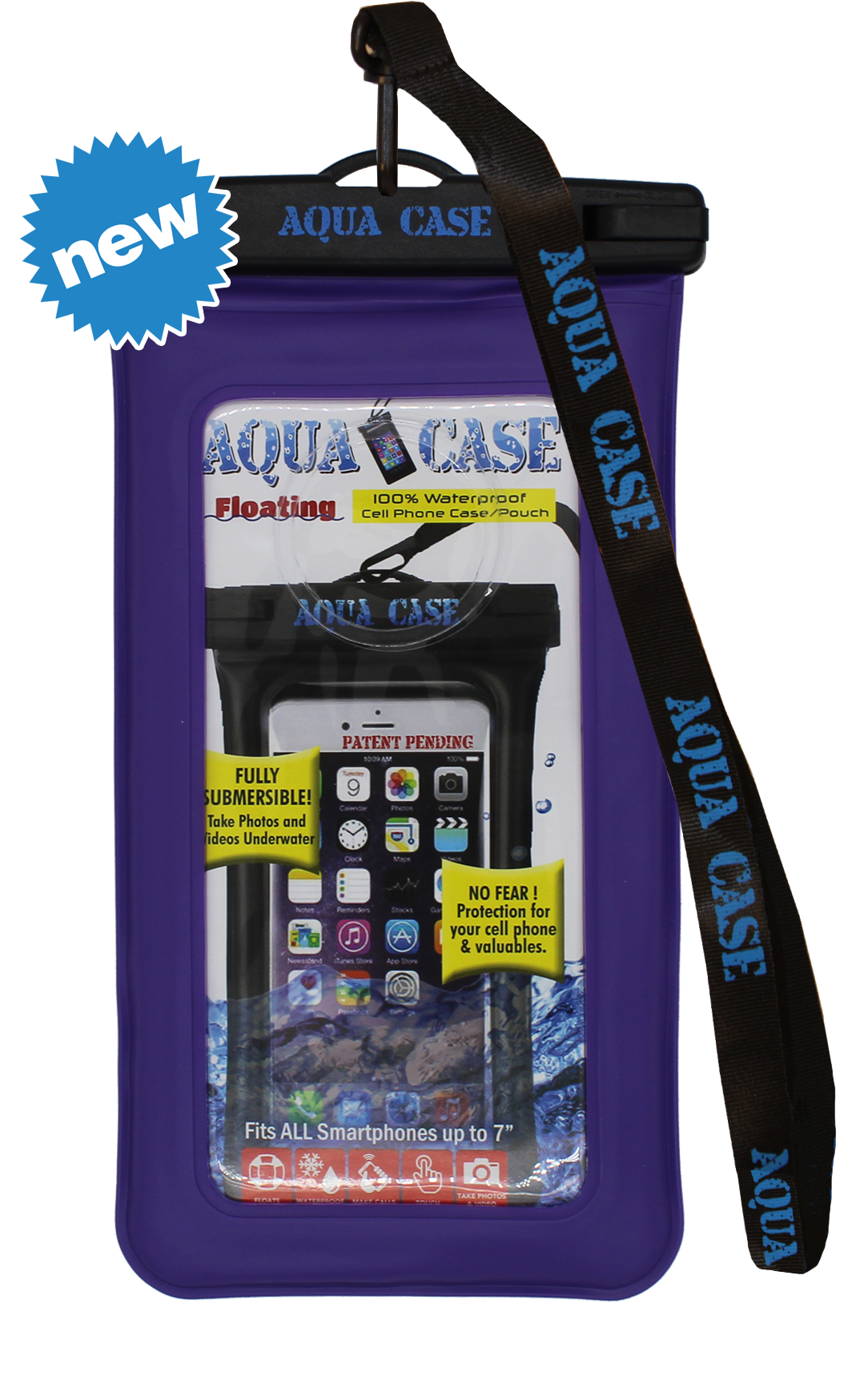 Aqua Case 7″ Floating Case – Violet