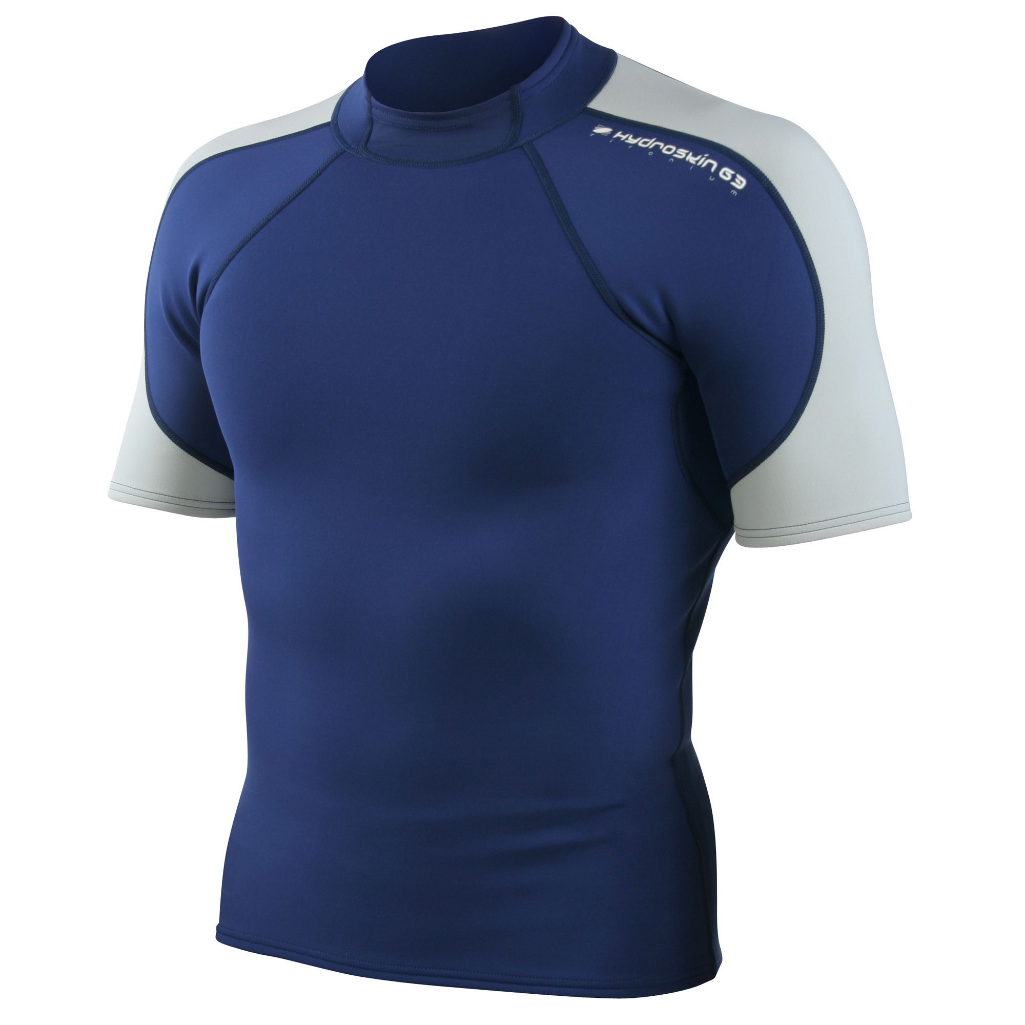 2620 XLB – NRS Men’s HydroSkin Shirt – S/S – Blue/Grey – XL