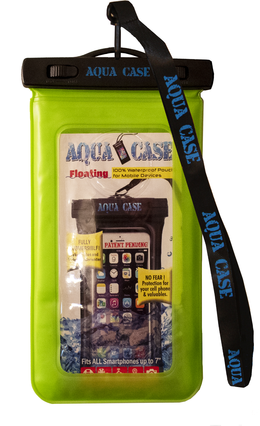 Aqua Case 7″ Floating Case – Green