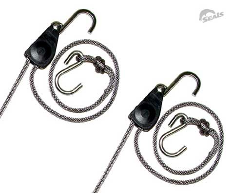 Seals Rope Ratchet Tie-Downs (sold as a pair)