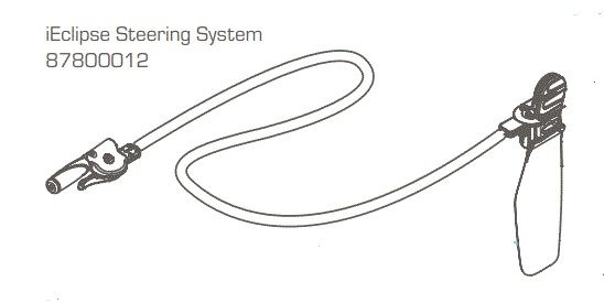 Hobie Track Steering Assy, Eclipse – 87800012