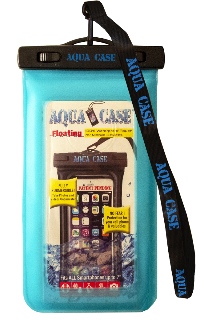 Aqua Case 7″ Floating Case – Caribbean Blue