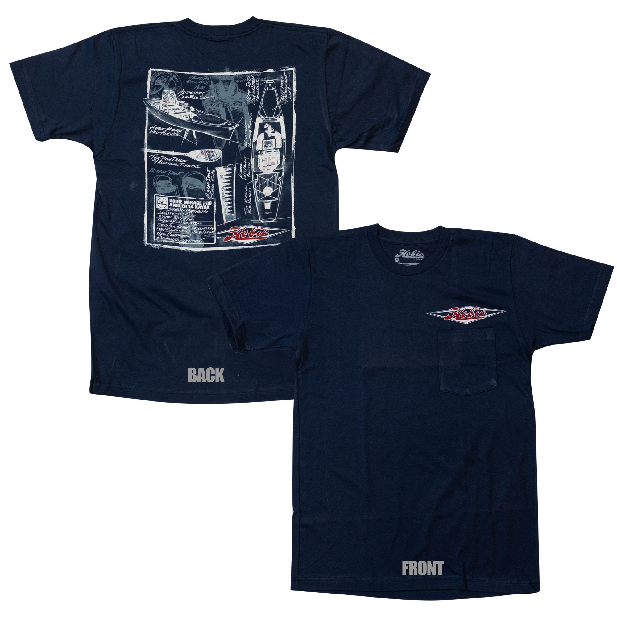 Hobie Owners Manual Tee Shirt – White – XXL