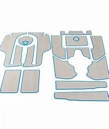 Hobie Mat Kit, PA12 – Titanium/Blue Interior – 72020248