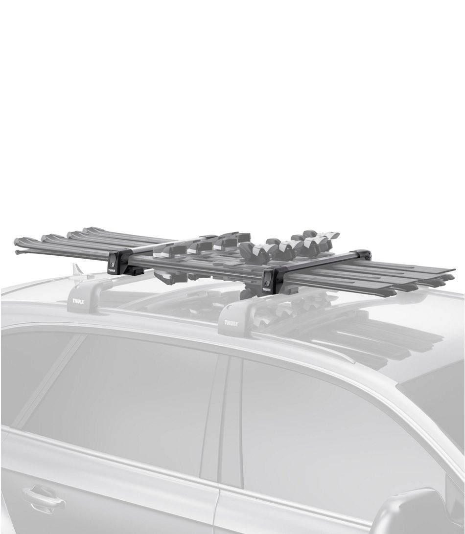 Thule SnowPack Ski Carrier, Black/Silver – 4-Pair – 732401
