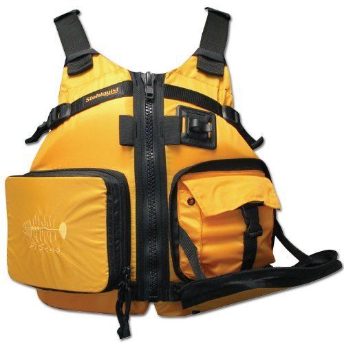 Stohlquist PiSeas Fishing Vest (Unisex) – Mango – SM/MD – 523102