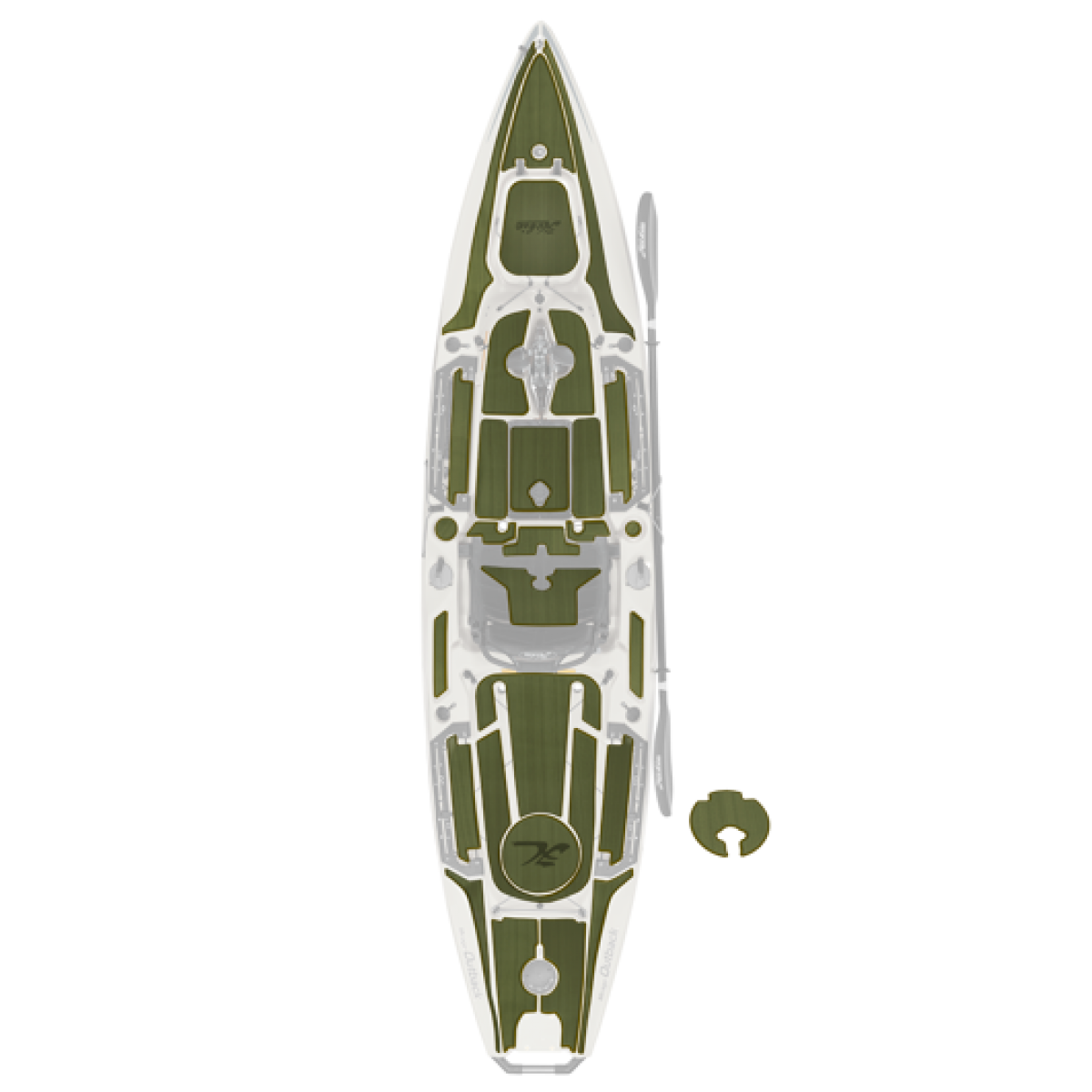Hobie Mat Kit, Outback 19 – Green/Expresso – 72020264