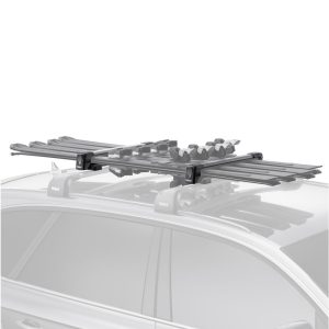 Thule SnowPack Ski Carrier, Black/Silver - 4-Pair - 732401