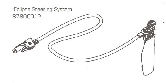 Hobie Track Steering Assy, Eclipse - 87800012