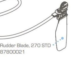 Hobie Blade XL, 270 Rudder – 87800037